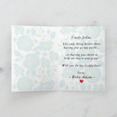 Elegant  Fotopeetvader Voorstel Kaart (Binnen)