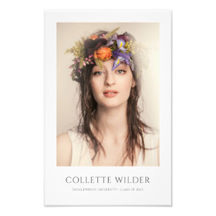 Elegant Fotoportret Afstuderen 2023 Foto Afdruk