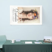 Elegant Fotoportret Afstuderen 2023 Spandoek (Beurs)