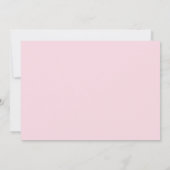 Elegant fotoroze Quinceanera Sla datum op Save The Date (Achterkant)