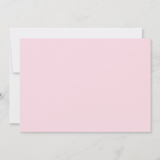 Elegant fotoroze Quinceanera Sla datum op Save The Date (Achterkant)