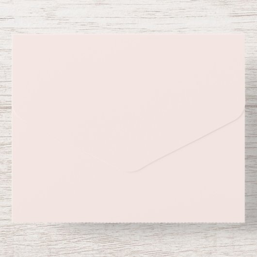 Elegant Fotoscript Bruiloft All In One Uitnodiging (Achterzijde)