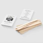 Elegant Fotosympathie Memorial Funeral Programme Handwaaier (Niet-gemonteerd)