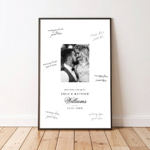 Elegant Fototeken In Wedding Guest Signing Poster