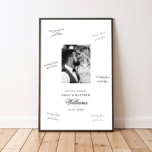 Elegant Fototeken In Wedding Guest Signing Poster