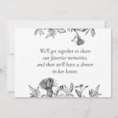 Elegant Fotoviering van de begrafenis van de herde Kaart (Achterkant)