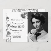 Elegant Fotoviering van de begrafenis van de herde Kaart (Voorkant / Achterkant)