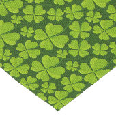 Elegant Four Leaf Clover Floral Lange Tafelloper (Hoek)