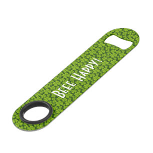 Elegant Four Leaf Clover Floral Speed Flessenopener