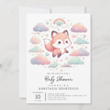 Elegant Fox Baby shower