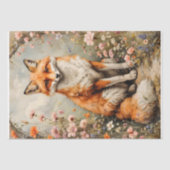 Elegant Fox - Decoupage - Tissuepapier (Voorkant)