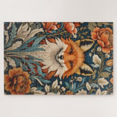 Elegant Fox William Morris geïnspireerd Floral Legpuzzel (Horizontaal)
