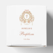 Elegant Frame Holy Cross Baptism Heart Bedankdoosjes (Bovenkant)