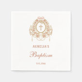 Elegant Frame Holy Cross Baptism Servet (Voorkant)