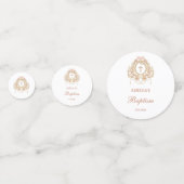 Elegant Frame Holy Cross Baptism Table Confetti (Achterkanten)