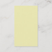 Elegant Frame on Celestial Yellow Monogram Wedding Informatiekaartje (Achterkant)