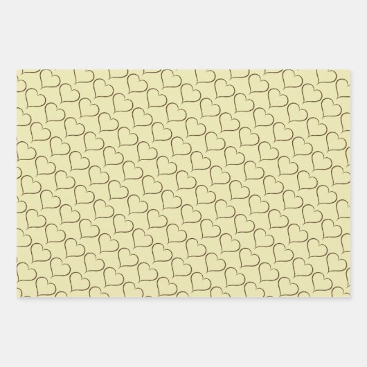 Elegant Frame on Celestial Yellow Monogram Wedding Inpakpapier Vel (Voorkant 3)