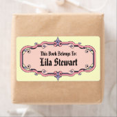 Elegant Framed Book Bord Etiket (Insitu)