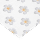 Elegant Frangipani Plumeria Flowers op White Tafelkleed (Gekanteld)