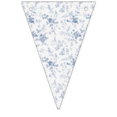 Elegant Frans  Blauw Bloemen Jouy Vlaggetjes (Tweede vlag)