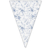 Elegant Frans  Blauw Bloemen Jouy Vlaggetjes (Eerste vlag)