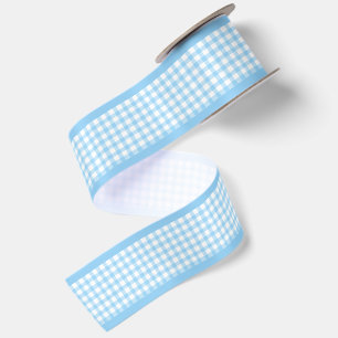 Elegant Frans Blauw Cottagecore Coquette Gingham Satijnen Lint