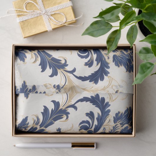 Elegant Frans  Damask Decoupage Papier (Geschenk)