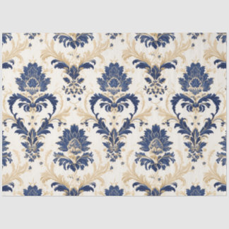 Elegant Frans Damask Decoupage Papier