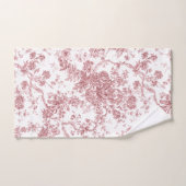 Elegant  Frans gegraveerd Floral Toile-Pink Bad Handdoek (Handdoek)