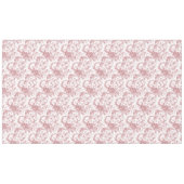 Elegant  Frans gegraveerd Floral Toile-Pink Tafelkleed (Voorkant (Horizontaal))