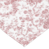 Elegant  Frans gegraveerd Floral Toile-Pink Tafelkleed (Gekanteld)