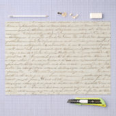 Elegant  Frans handgeschreven Letter-script Tissuepapier (Craft)