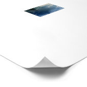 Elegant Frans kasteel Waterverf Poster (Hoek)