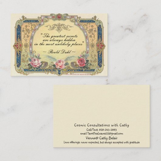 Elegant Frans land Visitekaartje (Voorkant / Achterkant)