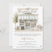 Elegant Frans Parijse Bonjour Bébé Baby shower Kaart (Voorkant)