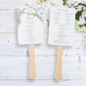 Elegant Frans rococo bloemprogramma Handwaaier