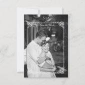 Elegant Frans Rococo Lijst Foto Save The Date (Voorkant)