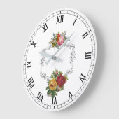 Elegant Frans  Roos met Filipijns Lijst Grote Klok (Hoek)