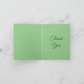 Elegant Frans Roos voor tuinbouw Bedankkaart (Binnen)