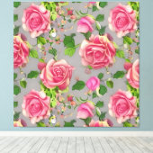 Elegant Frans Roos voor tuinbouw Canvas Afdruk (Insitu (Houten vloer))