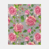 Elegant Frans Roos voor tuinbouw Fleece Deken (Voorkant)