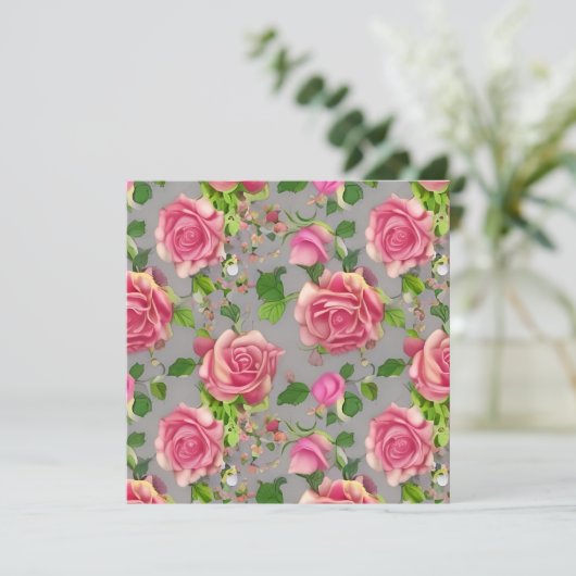 Elegant Frans Roos voor tuinbouw Kaart (Staand voorkant)