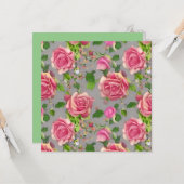 Elegant Frans Roos voor tuinbouw Kaart (Voorkant / Achterkant in situ)