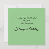 Elegant Frans Roos voor tuinbouw Kaart (Achterkant)