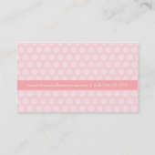 Elegant Frans Roze Simple Professional Trendy Visitekaartje (Achterkant)