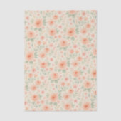 Elegant Frans Shabby Chic Floral Art Pattern Tissuepapier (Voorkant)
