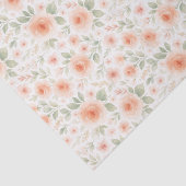 Elegant Frans Shabby Chic Floral Art Pattern Tissuepapier (Detail)