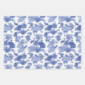 Elegant  Frans Toile Deer Fox in Bossen Wra Inpakpapier Vel (Voorkant 3)