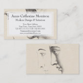 Elegant-Franse klassieke facetten binnenhuisdecora Visitekaartje (Voorkant / Achterkant)