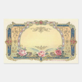 Elegant-Franse landkiezers Rechthoekige Sticker